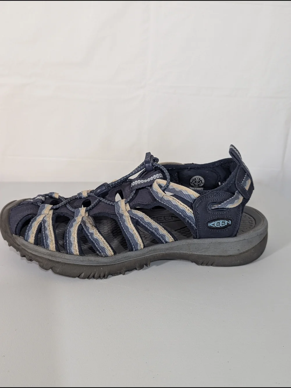 KEEN Newport H2 Women's Sport Hiking Water Sandals Navy Blue Size 8.5 Waterproof
